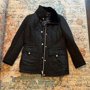 Jessica Simpson Faux Fur Quilted Jacket